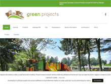 Tablet Screenshot of green-projects.it